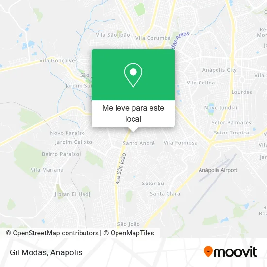 Gil Modas mapa