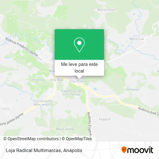 Loja Radical Multimarcas mapa