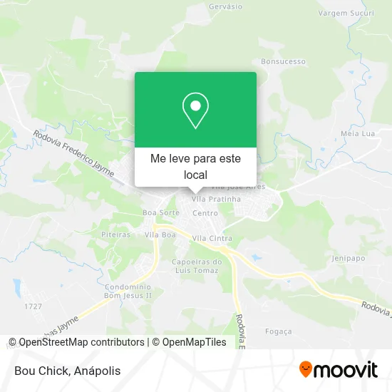 Bou Chick mapa