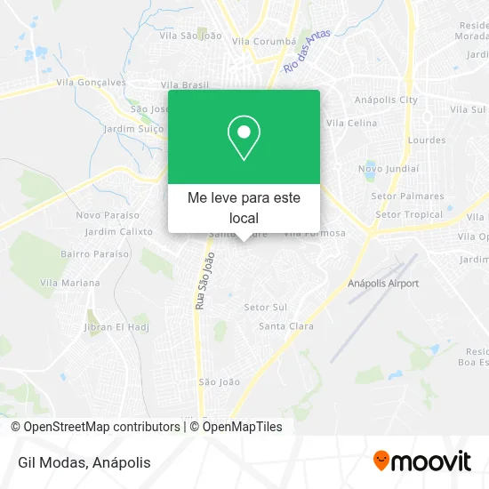 Gil Modas mapa