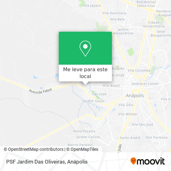 PSF Jardim Das Oliveiras mapa