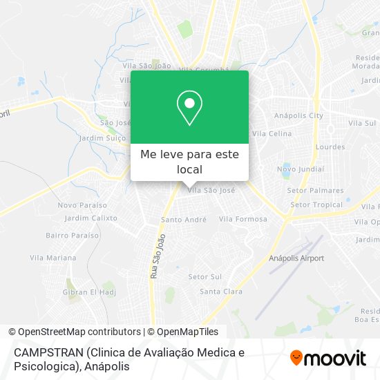 CAMPSTRAN (Clinica de Avaliação Medica e Psicologica) mapa