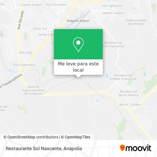 Restaurante Sol Nascente mapa