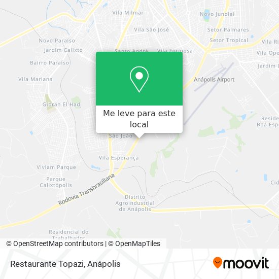 Restaurante Topazi mapa