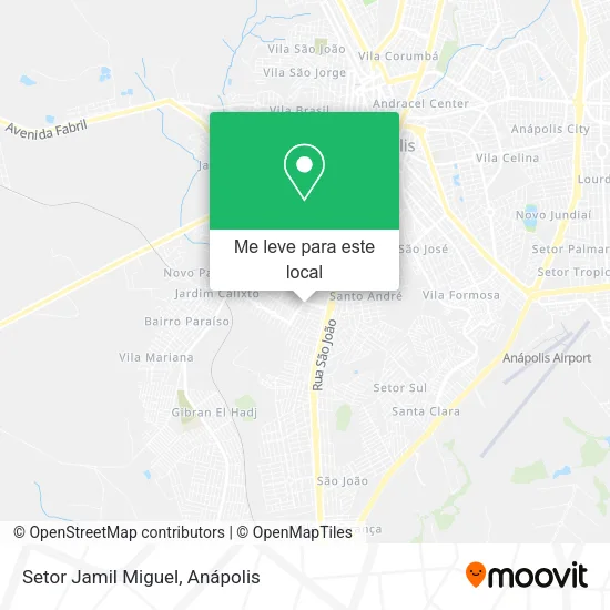 Setor Jamil Miguel mapa