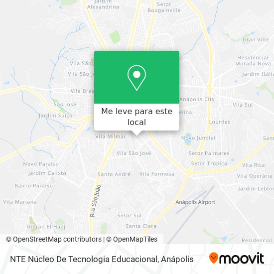 NTE Núcleo De Tecnologia Educacional mapa
