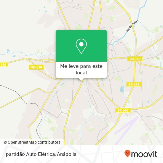 partidão Auto Elétrica mapa