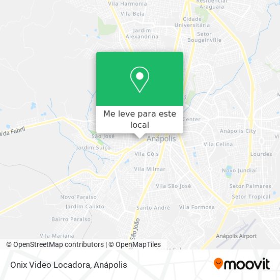 Onix Video Locadora mapa