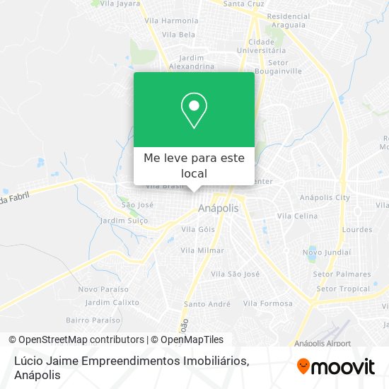 Lúcio Jaime Empreendimentos Imobiliários mapa