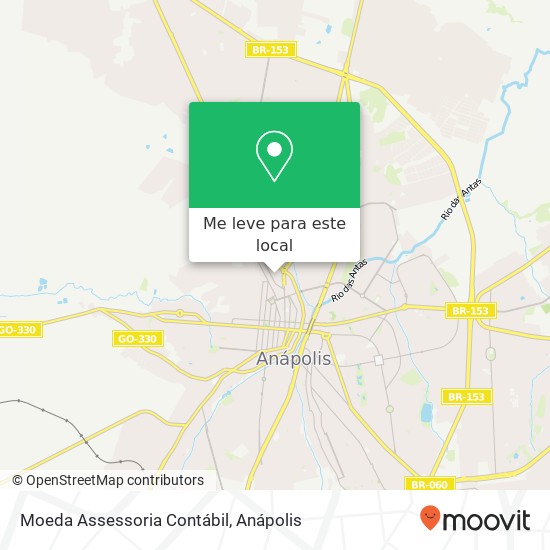 Moeda Assessoria Contábil mapa