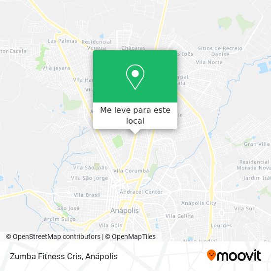 Zumba Fitness Cris mapa