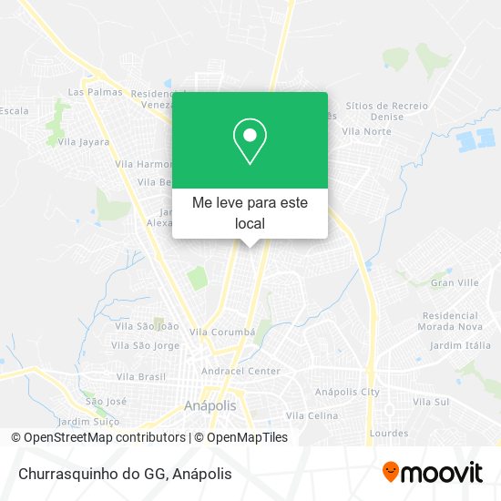 Churrasquinho do GG mapa
