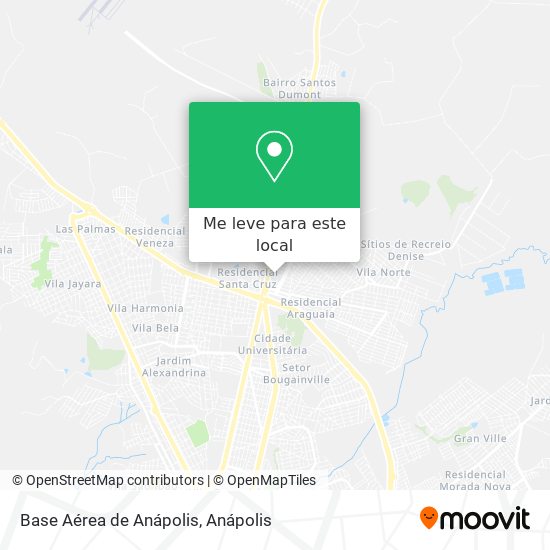 Base Aérea de Anápolis mapa