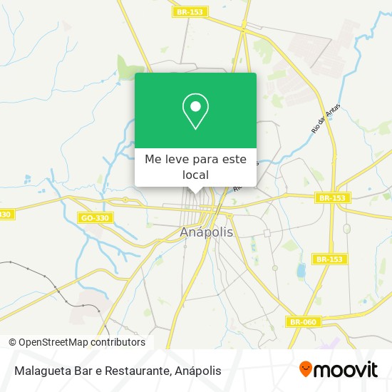Malagueta Bar e Restaurante mapa