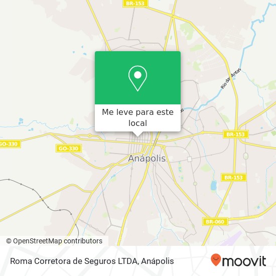 Roma Corretora de Seguros LTDA mapa