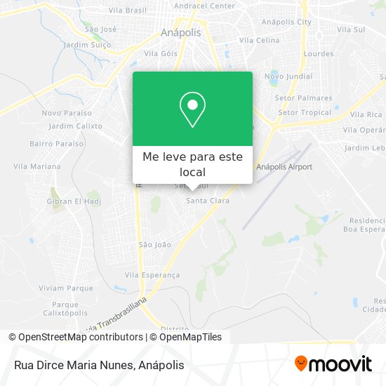 Rua Dirce Maria Nunes mapa