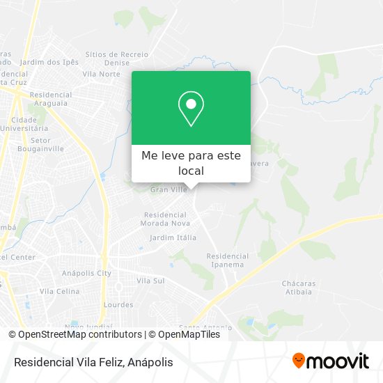 Residencial Vila Feliz mapa