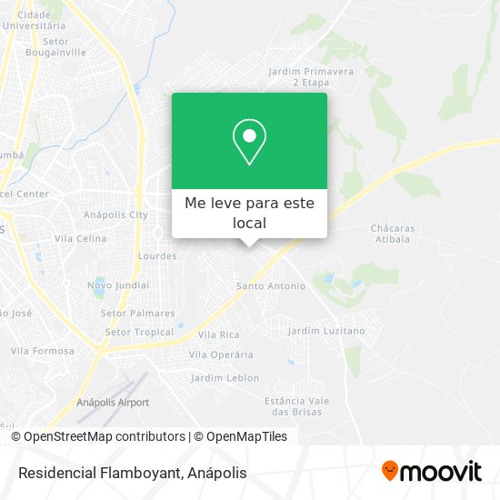 Residencial Flamboyant mapa