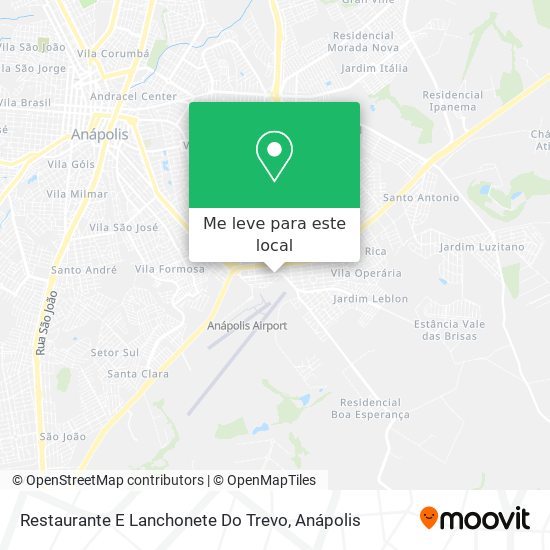 Restaurante E Lanchonete Do Trevo mapa