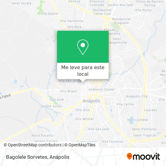 Bagolele Sorvetes mapa