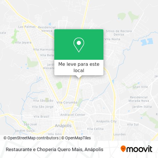 Restaurante e Choperia Quero Mais mapa