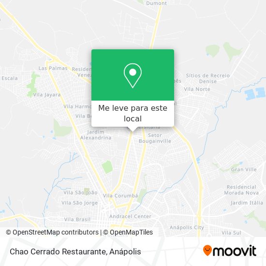 Chao Cerrado Restaurante mapa