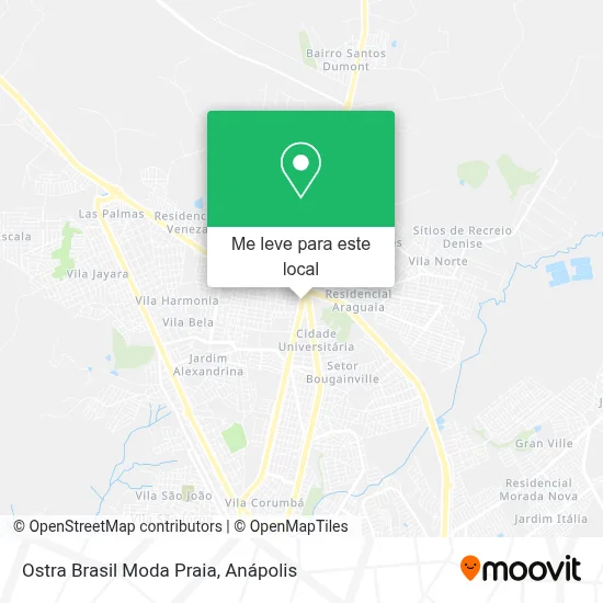 Ostra Brasil Moda Praia mapa