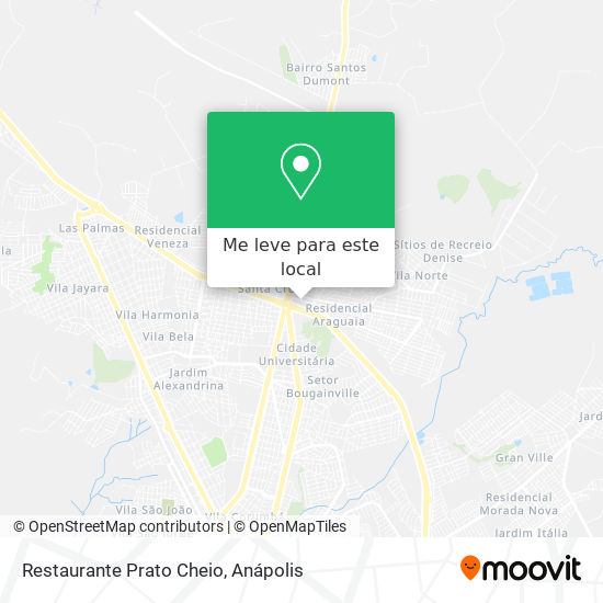 Restaurante Prato Cheio mapa