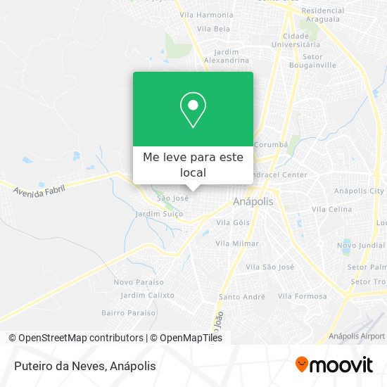 Puteiro da Neves mapa