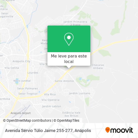 Avenida Sérvio Túlio Jaime 255-277 mapa