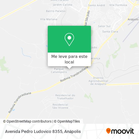 Avenida Pedro Ludovico 8355 mapa
