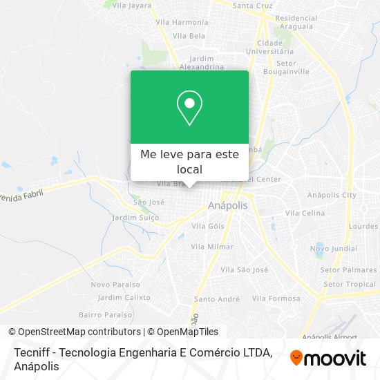 Tecniff - Tecnologia Engenharia E Comércio LTDA mapa