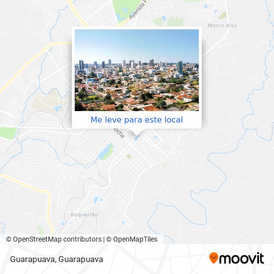 Guarapuava mapa