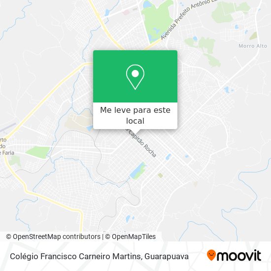 Colégio Francisco Carneiro Martins mapa