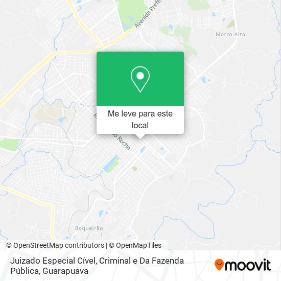 Juizado Especial Cível, Criminal e Da Fazenda Pública mapa