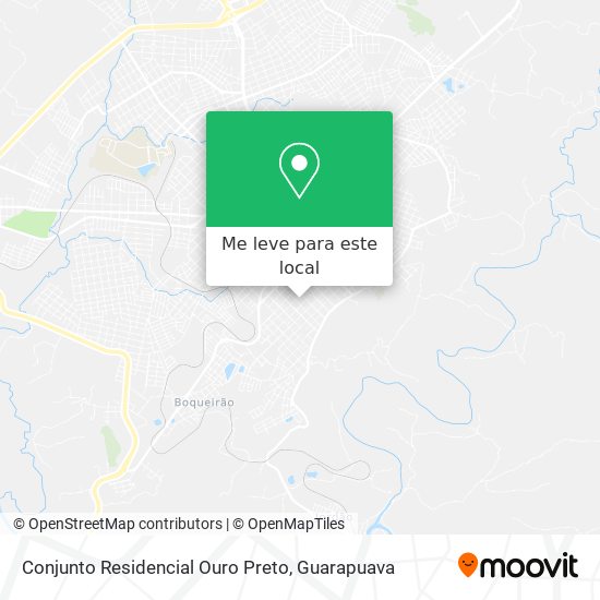 Conjunto Residencial Ouro Preto mapa