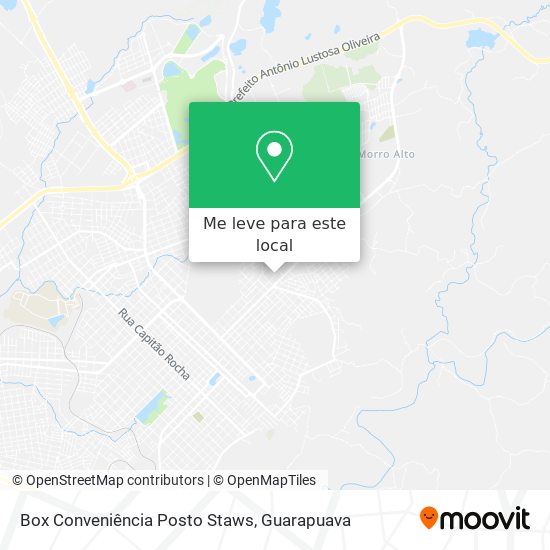 Box Conveniência Posto Staws mapa