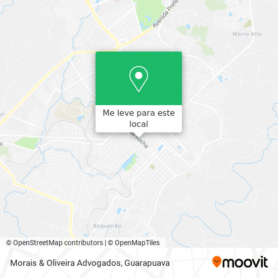 Morais & Oliveira Advogados mapa