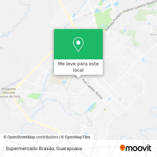 Supermercado Brasão mapa