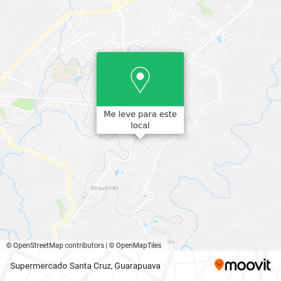 Supermercado Santa Cruz mapa
