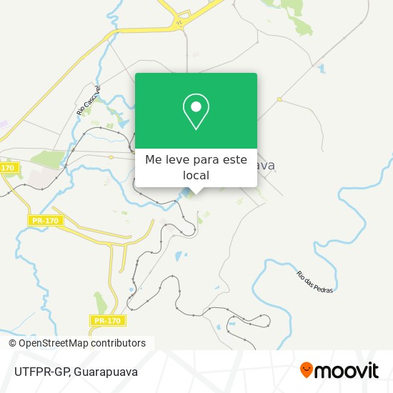 UTFPR-GP mapa