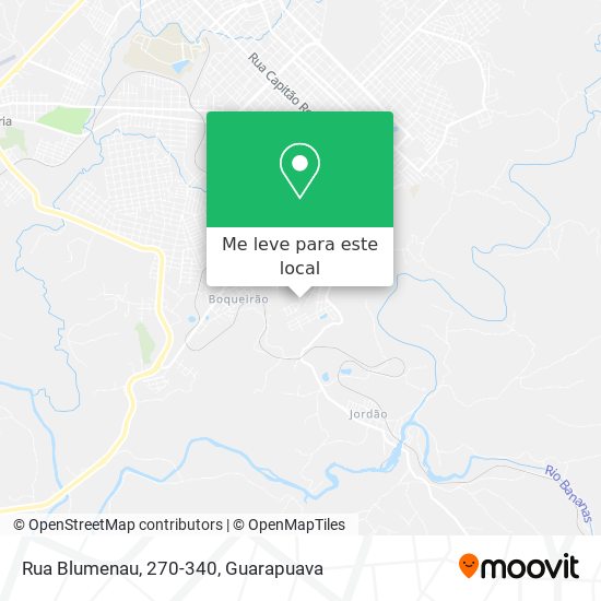 Rua Blumenau, 270-340 mapa