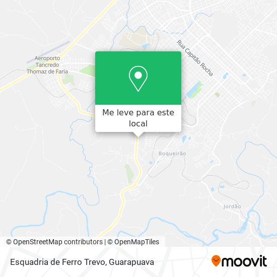 Esquadria de Ferro Trevo mapa