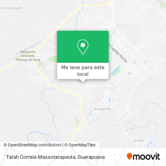 Tatah Correia Massoterapeuta mapa