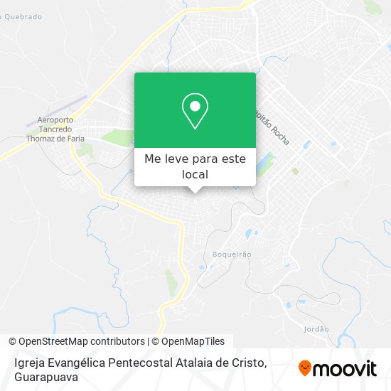 Igreja Evangélica Pentecostal Atalaia de Cristo mapa