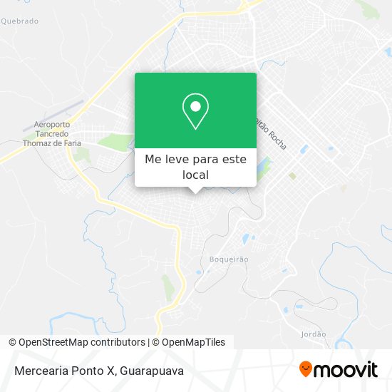 Mercearia Ponto X mapa