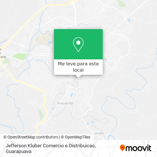 Jefferson Kluber Comercio e Distribuicao mapa