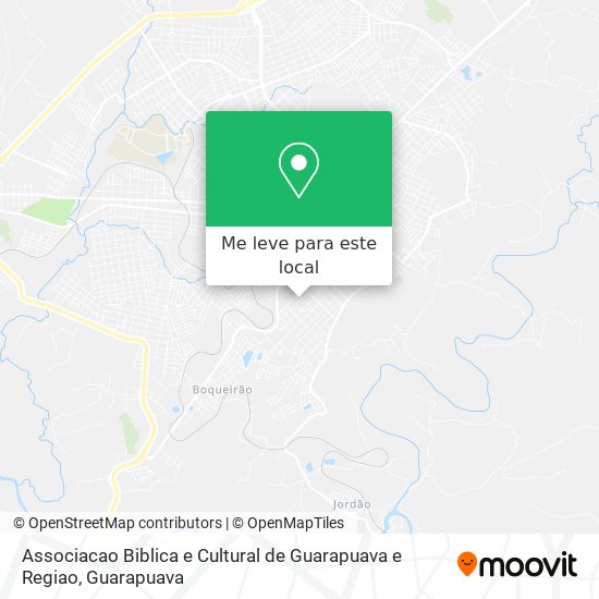 Associacao Biblica e Cultural de Guarapuava e Regiao mapa