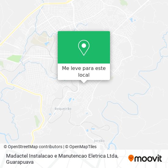 Madactel Instalacao e Manutencao Eletrica Ltda mapa