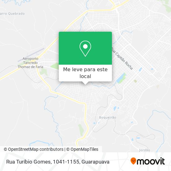 Rua Turíbio Gomes, 1041-1155 mapa